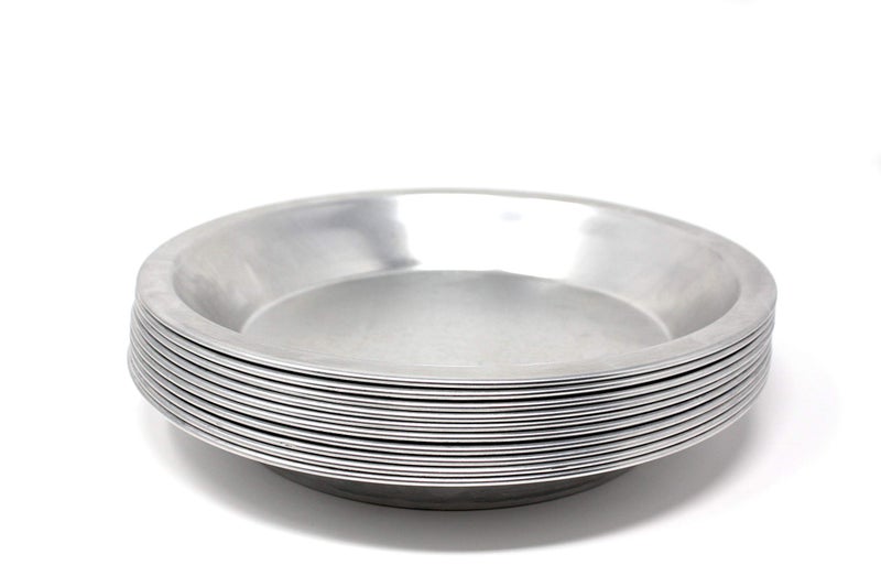 chicago metallic Pie Plate Aluminum Metal 8 Inch Pan - Set of 10 - Image 5